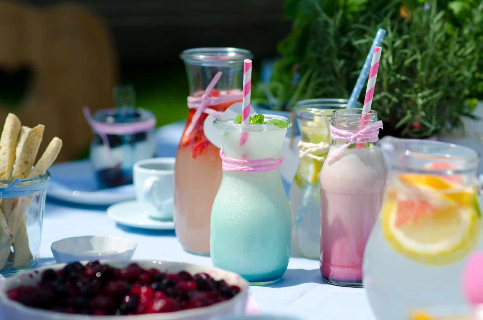 Tischdeko Gartenparty