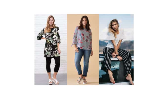 Streifenprint und Blumenprint